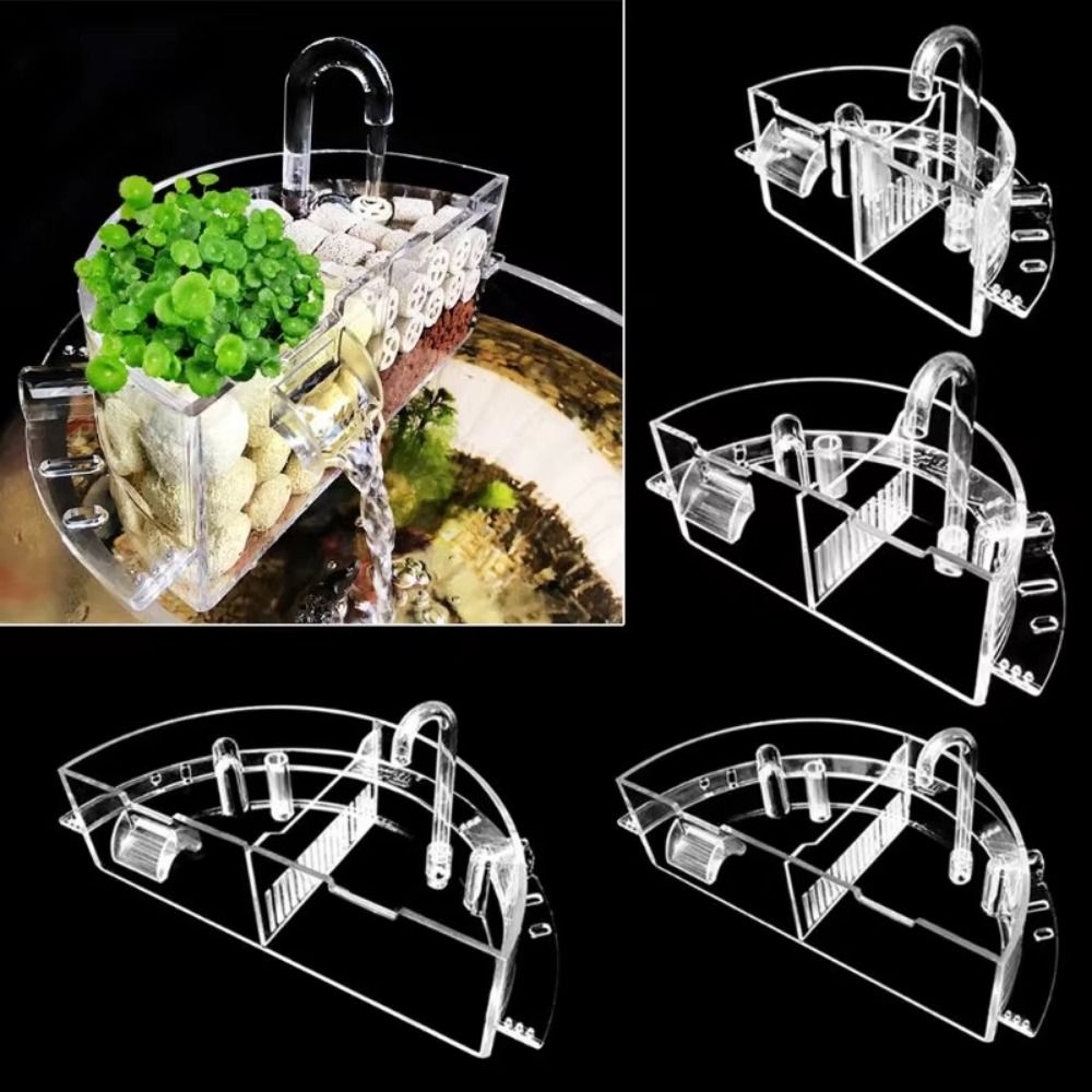 Reef Tank Filter - 3-in-1 외부 필터 박스 걸이형 고투명
