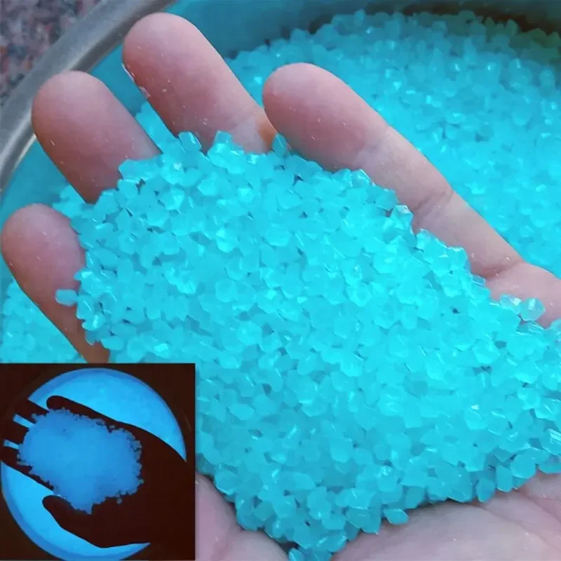 Marine Fish Tank - 1000pcs 어두운 자갈 돌에 3-5mm 빛나는