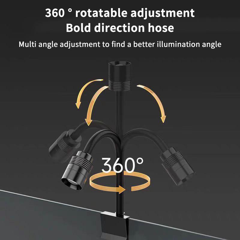 3W 남미식 수족관 스포트라이트 3색 LED 어항 램프 - Aquarium Marine Lights 리뷰 및 가격