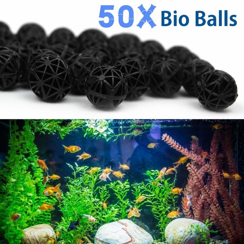 50개 16mm 수족관 바이오 필터 볼 어항 연못 여과 - Marine Aquarium 리뷰 및 가격