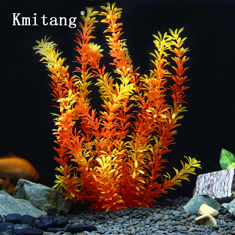 100cm 열대 식물 대형 인조 수초 가짜 수중 식물  - Marine Aquarium 리뷰 및 가격