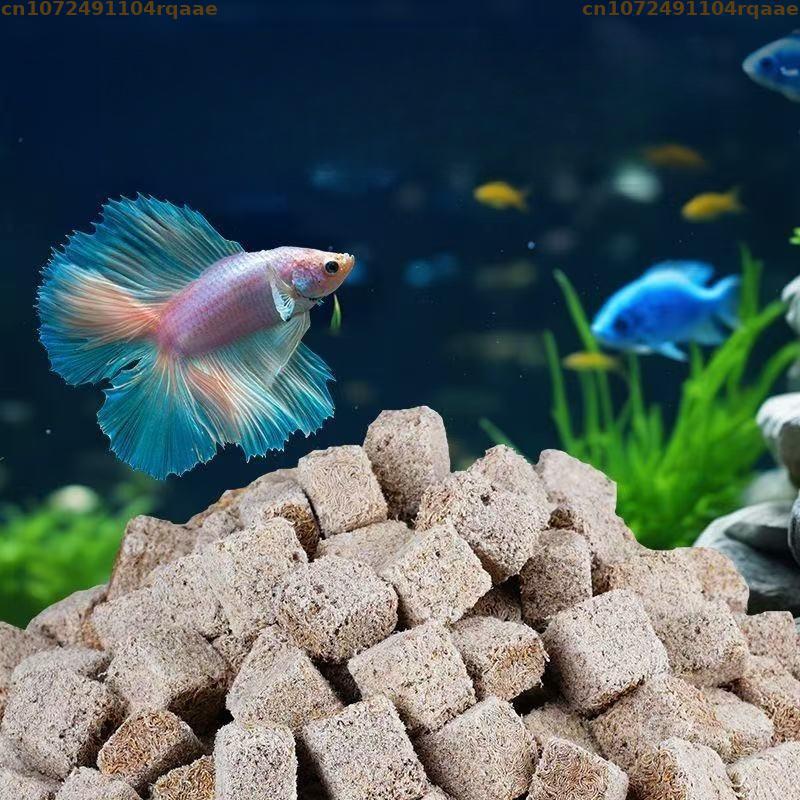 자연 건조 혈벌레 큐브 투비펙스 웜 고단백 어류 사료  - Marine Aquarium Cube 리뷰 및 가격
