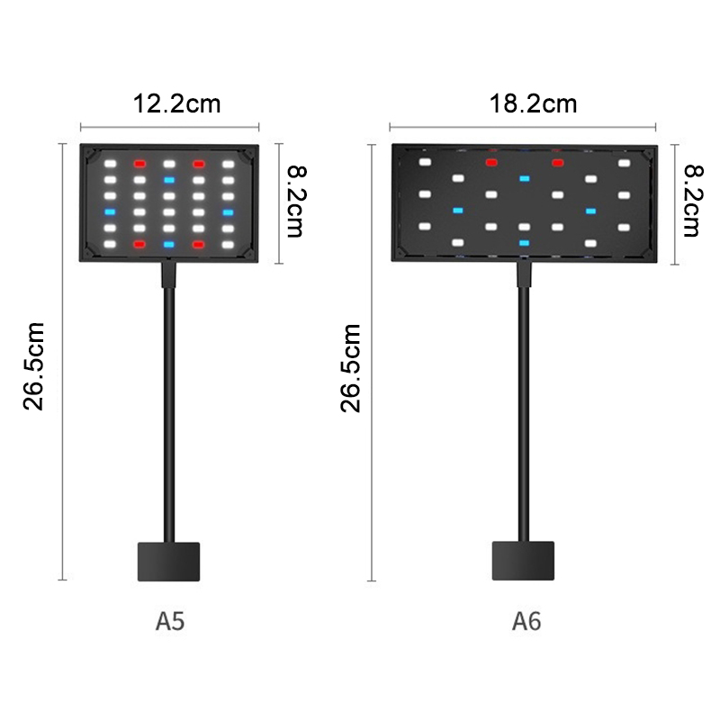 수족관 USB LED 빛 전체 스펙트럼 수생 식물 성장 - Reef Lighting 리뷰 및 가격