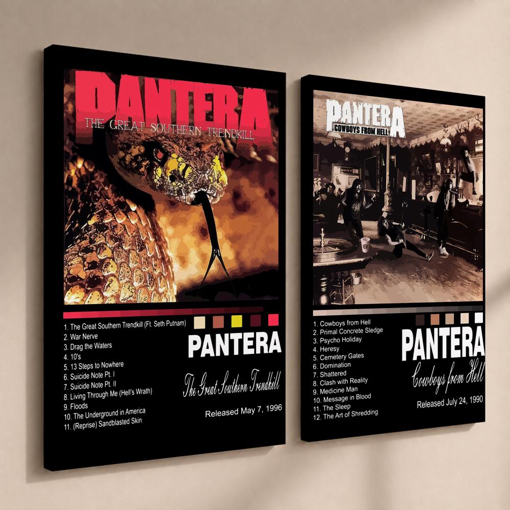 록 밴드 음악 앨범 P-Pantera 액자형 벽화, 침 - Live Rock 리뷰 및 가격